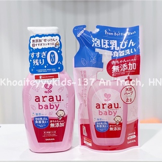 Nước rửa bình Arau Baby (chai 500ml & túi 450ml)