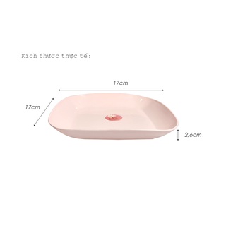 Dĩa vuông TỰ LẬP TL820-17cm