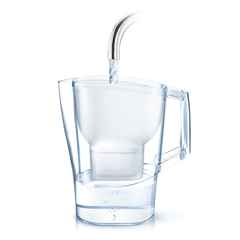 Bình lọc nước BRITA Aluna Cool White 2,4l (có sẵn 1 lõi lọc Maxtra Plus)