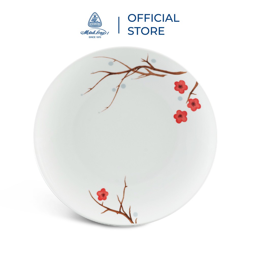 Bộ chén dĩa sứ Minh Long 36 sản phẩm - Daisy - Hồng Mai