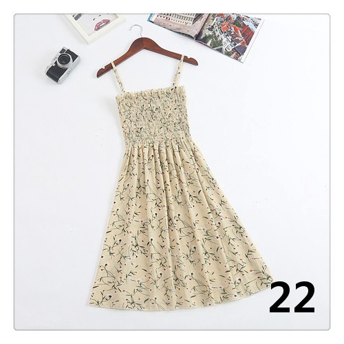 Đầm voan hai dây phong cách Bohemian quyến rũ dành cho nữ