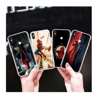 Ốp Điện Thoại Trong Suốt In Hình Người Nhện Cho LG G7 G8 Thinq V30 V30S V35 V40 Q60 K40 G6 Mini At120