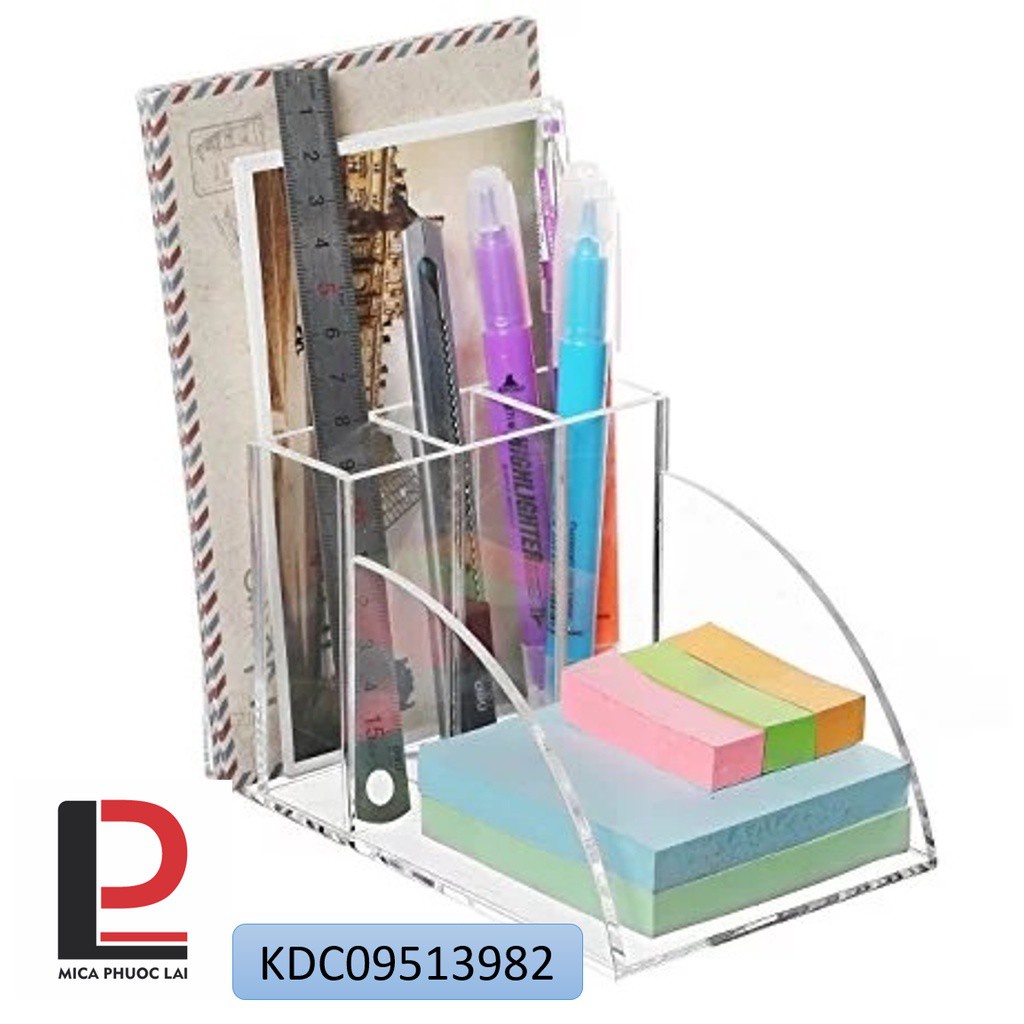Khay mica, acrylic đựng dụng cụ văn phòng / giá kệ để sách bút