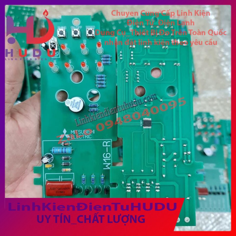 Bo Mạch Quạt Treo Tường MITSUBISHI W16-R W16RT Bo Quạt Từ Xa Mitsu Mạch Quạt Điều Khiển Từ Xa