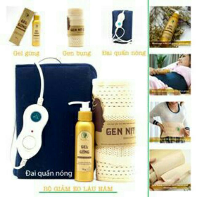 Đai Quấn Nóng Tan Mỡ Bụng UNICARE (Cho chị em béo bụng, nhân viên VP, chị em sinh lâu năm)