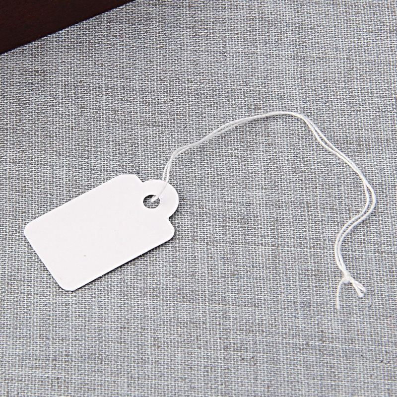 Nhãn Treo Màu Trắng Ngọc Bích Kích Thước 26X15mm 500Cm Dùng Trang Trí