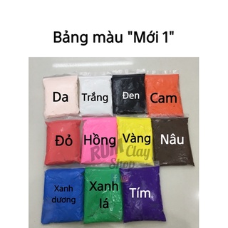 Đất sét siêu nhẹ tự khô nhiều màu 100gr