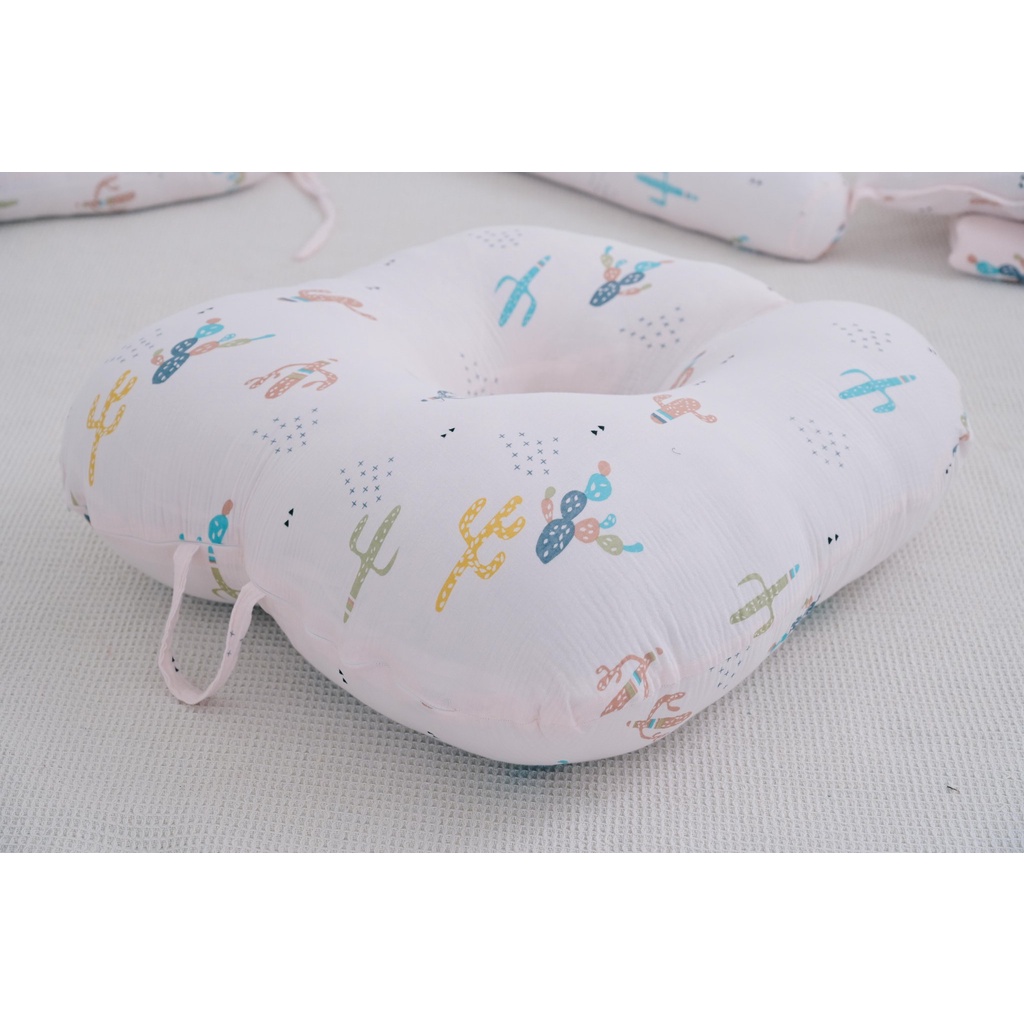 ĐỆM NẰM CHỐNG TRÀO NGƯỢC BABYBEE - VẢI SỢI TRE OGANIC CHO BÉ
