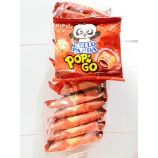 Bánh gấu Meiji Hello Panda nhân kem socola 12 nhỏ gói hsd: 9.2020
