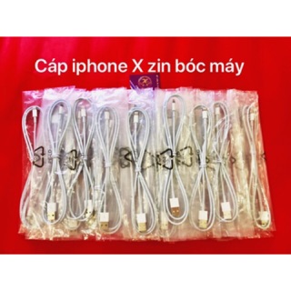 Cáp iphone 7/8/x/xs max zin bóc máy 100%. bảo hành 3 tháng 1 đổi 1