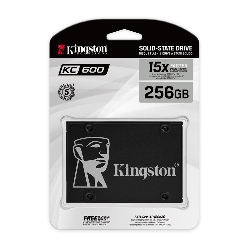 Ổ cứng SSD Kingston KC600 256GB 2.5Inch SATA III SKC600/256G