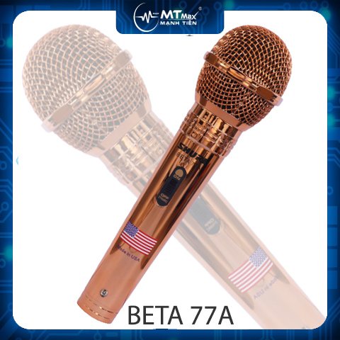 Micro karaoke Shure beta 77A Khả năng chống hú tốt, thích hợp với tất cả các loại loa và âm ly trên thị trường âm thanh