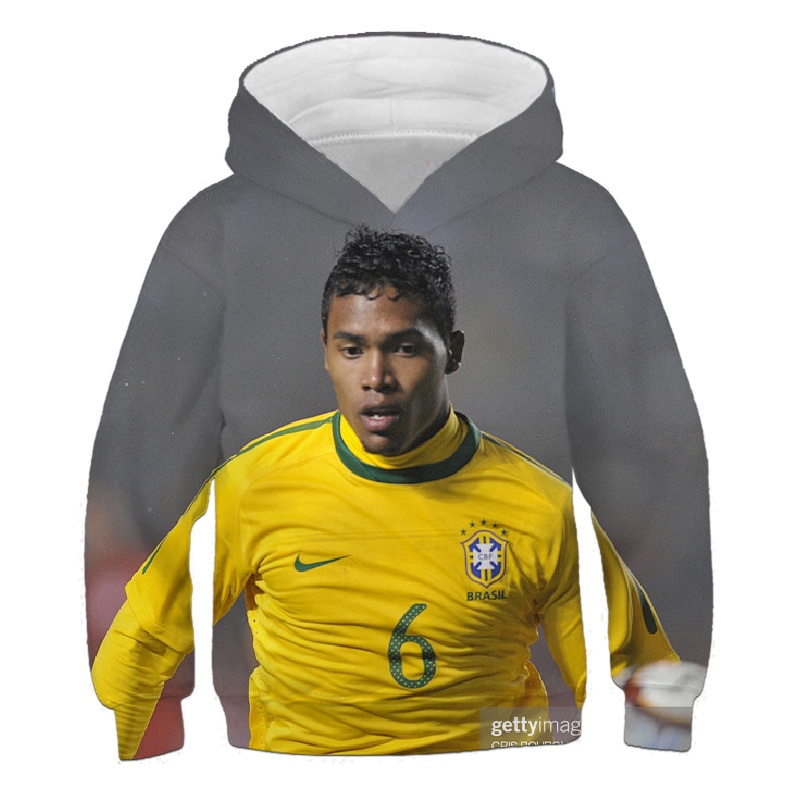 Áo Hoodie Thể Thao In Hình Ngôi Sao 3D Thời Trang Xuân Thu Cho Trẻ Em