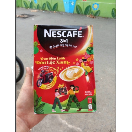 NESCAFÉ 3in1 Cà phê rang xay hòa tan Đậm đà hài hòa( 17g x 20 gói)-Phiên bản Tết 2022 có thẻ cào | BigBuy360 - bigbuy360.vn