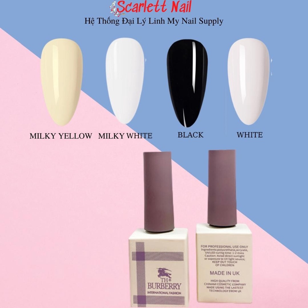 Sơn Gel BURBERRY Sơn Móng Tay Nhiều Màu Thời Thượng Dung Tích 15ml