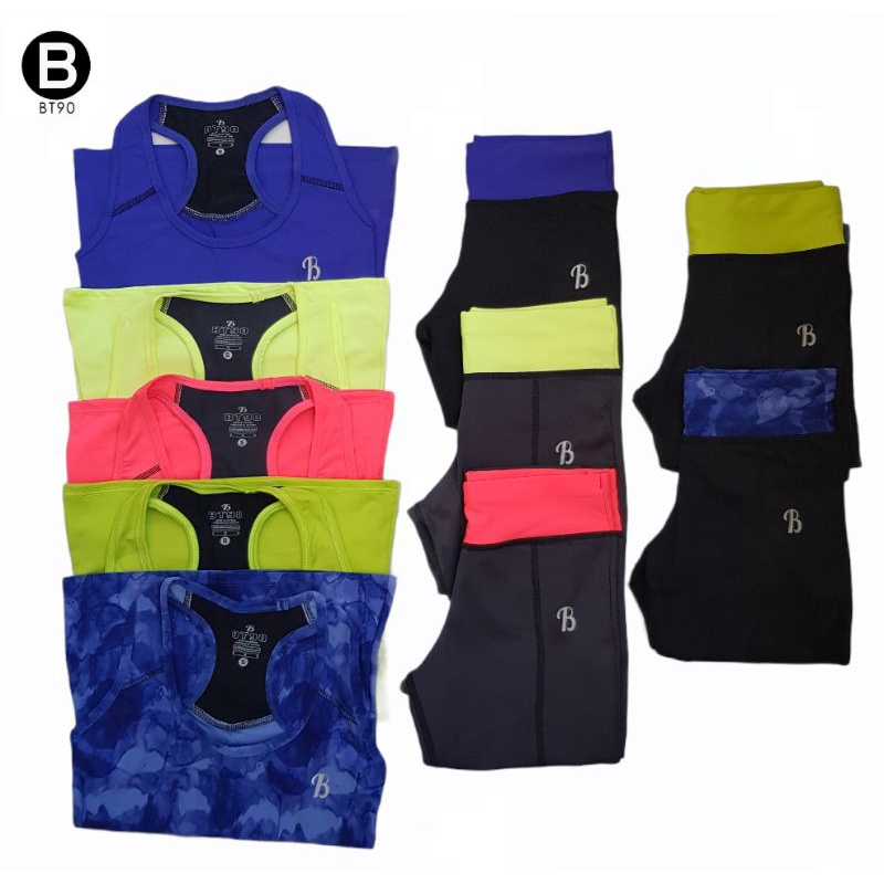 Bộ tập lửng gym,yoga,aerobic,set tập BT90sport