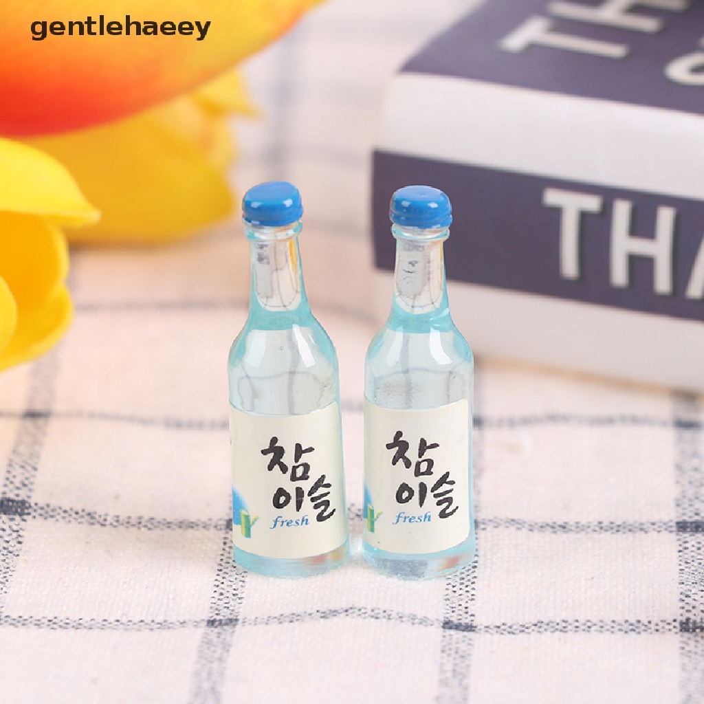 Set 10 Chai Rượu Mini Tỉ Lệ 1 / 12 Dùng Để Trang Trí Nhà Búp Bê