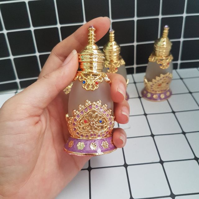 Lọ chiết tinh dầu 15ml - Chai dubai siêu đẹp