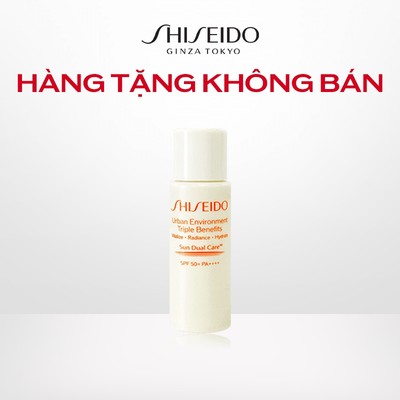 [Quà tặng không bán] Sữa chống nắng dưỡng da Shiseido Urban Environment Triple Beauty Suncare Emulsion SPF50+ PA++++ 7ml