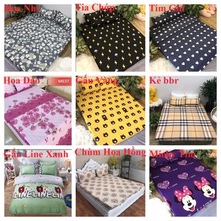 Bộ ga gối 1m8 poly mẫu mới HCM006