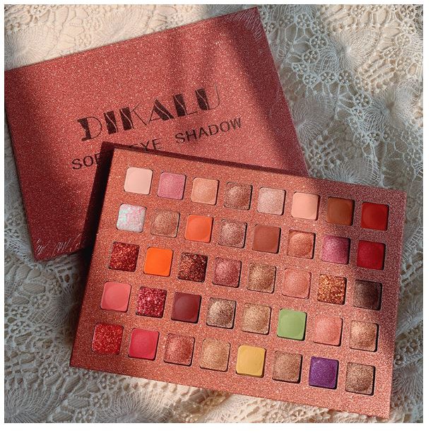 Bảng Phấn Mắt Nhũ 40 ô Dikalu Soft Eye Shadow