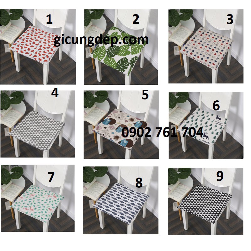 Lót ghế ngồi  mềm đẹp loại mỏng 5mm
