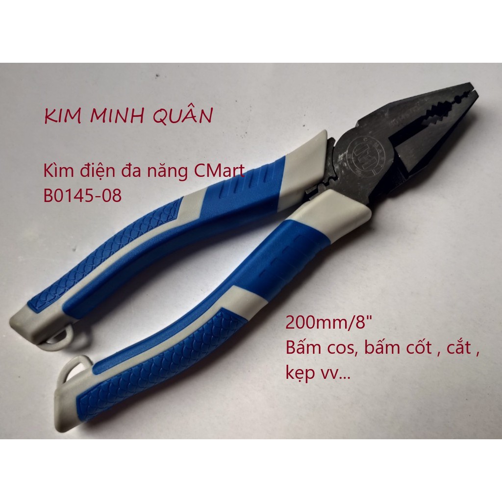 Kìm Điện Đa Năng Bấm Cos , Bấm Cốt 200mm/8&quot; B0145 CMart