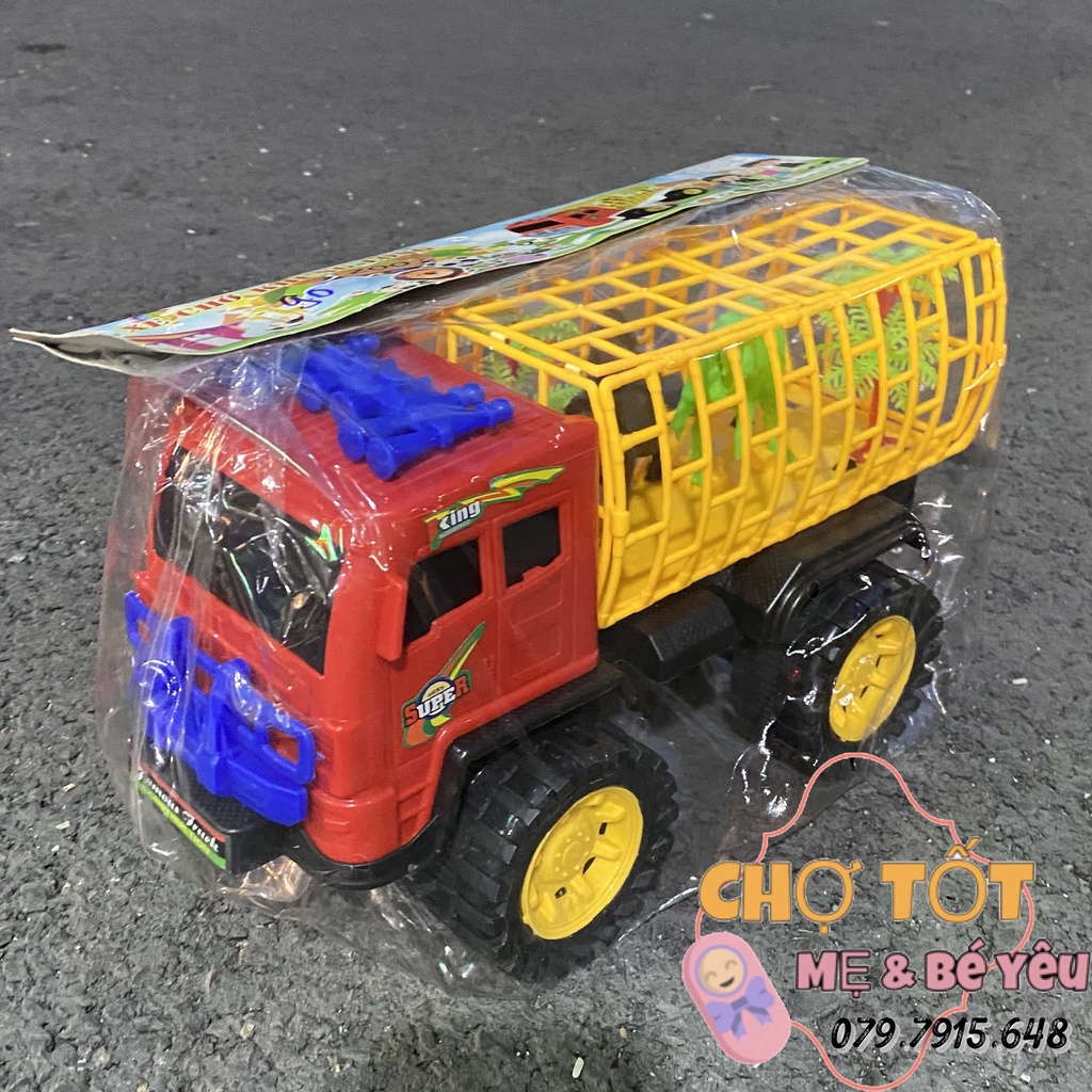 Đồ Chơi Xe Chở Khủng Long Cỡ Lớn Cho Bé