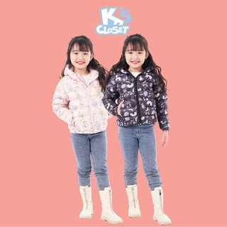 Áo Phao Thời Trang Có Mũ Cho Bé Trai Và Bé Gái K's Closet 178TEF (BST Cao Cấp)