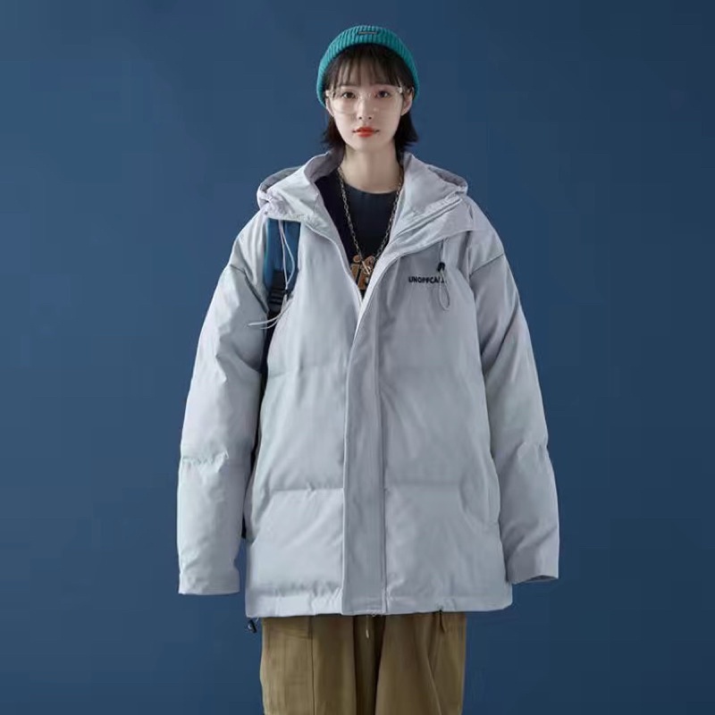 Áo phao có mũ nhiều màu sắc unisex nam nữ phong cách bao ấm