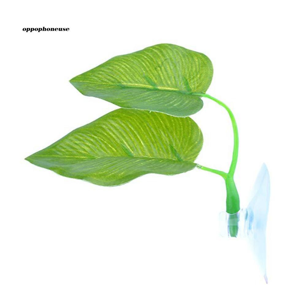 Võng Treo Lá Cây Cảnh Nhân Tạo Trang Trí Bể Cá