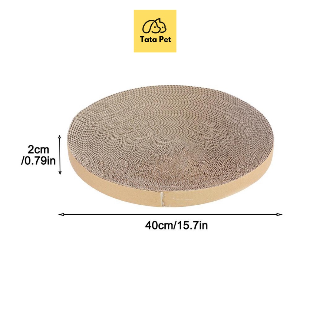 Lõi thảm cào móng, bàn cào móng thay thế cho mèo tặng kèm catnip (CM5.2) TATAPET