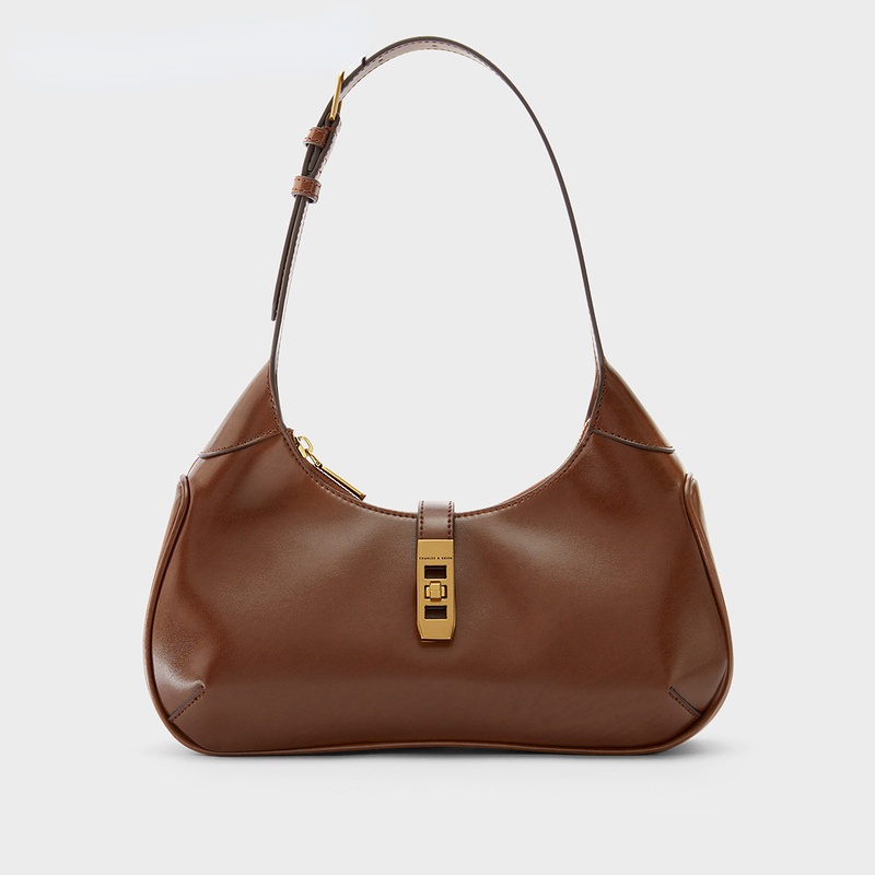 Charles & KEITH CK2-40781495 Túi Đeo Vai Một Bên Và Dưới Bánh Bao