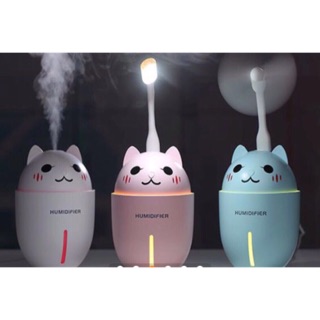 Máy phun sương mèo tạo ẩm mini 3 tác dụng