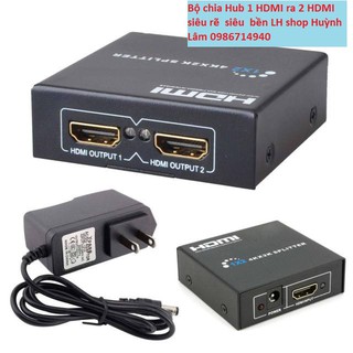 Bộ chia Hub 1 HDMI ra 2 HDMI
