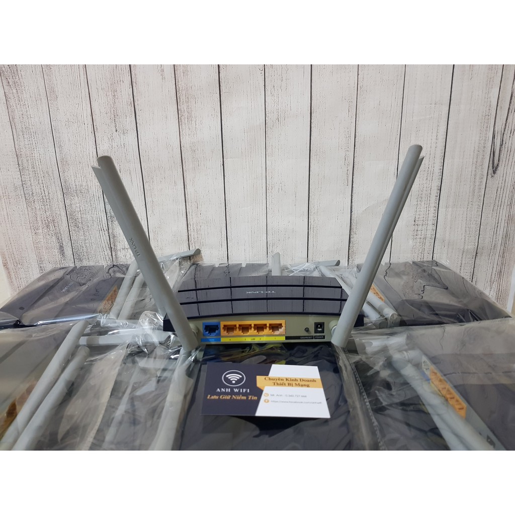 Bộ phát Tplink 4 râu 2 băng tần tốc  độ 600Mbps- Bán thanh lý