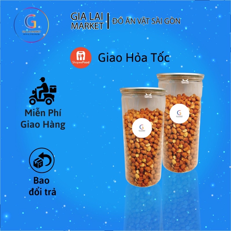 Đậu Phộng Tỏi Ớt Siêu ngon Lon Pet 450GR
