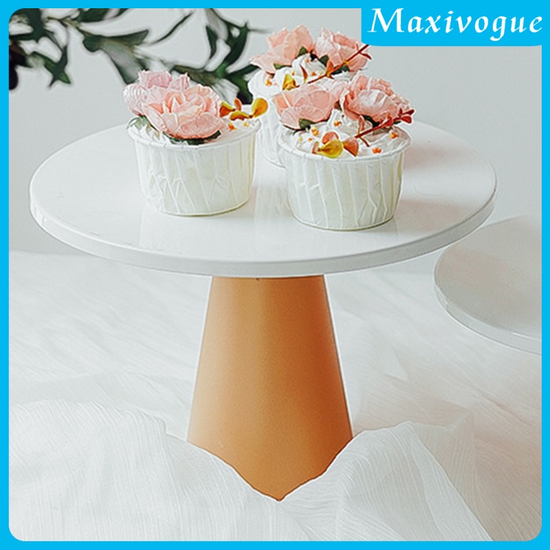 Khay Đựng Bánh Cưới 20.5cm Màu Vàng Kim Phong Cách Retro