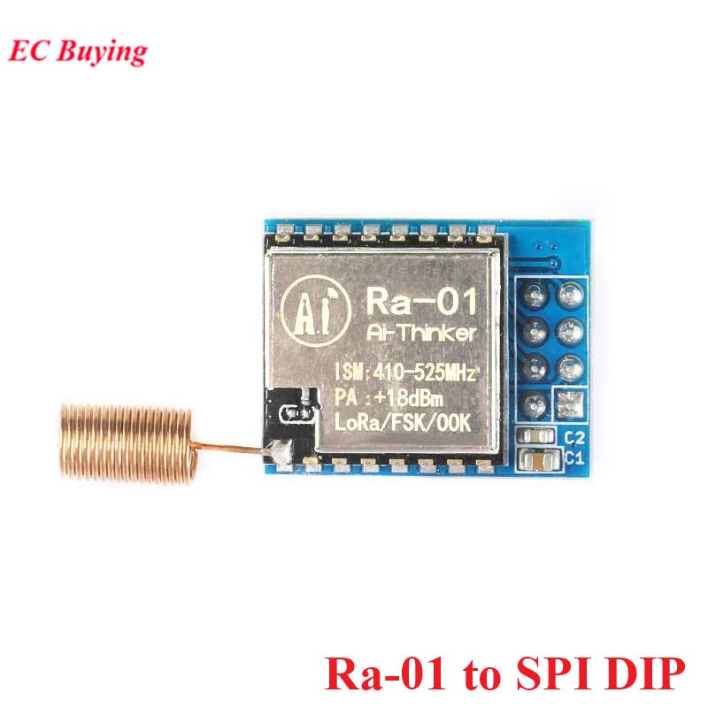 Mô đun truyền phát Ra-01 Lora Rf Wifi không dây Sx1276 Ra-01Sc Ra-01Sh Ra-01S Ra-01H Lora 433mhz 868mhz Spi/ Uart