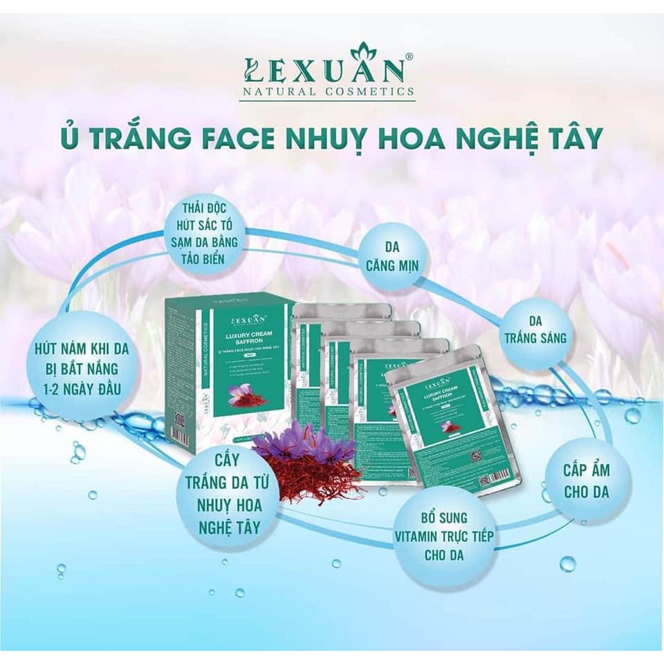 Ủ Trắng Face Nhụy Hoa Nghệ Tây