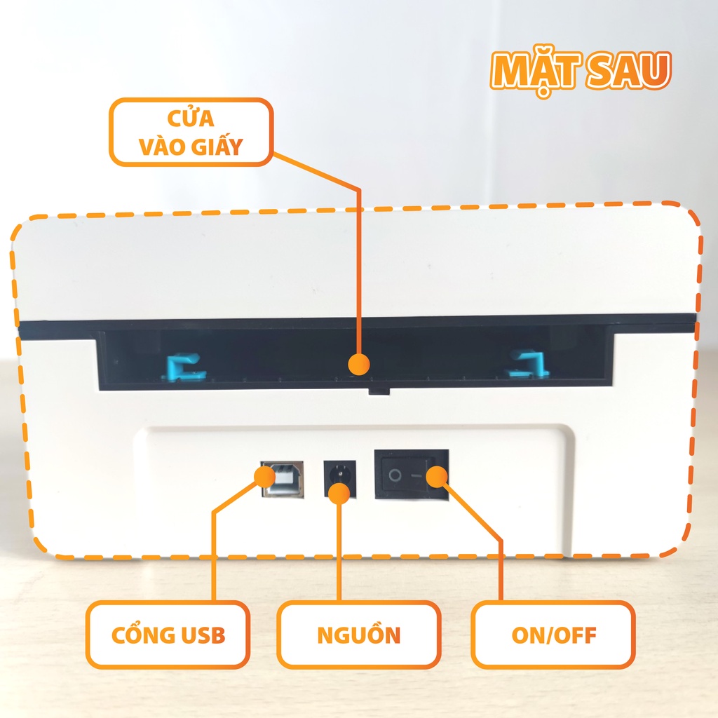 Máy In Nhiệt Đơn Hàng A6 100x150 tem nhiệt tự dính, in đơn hàng Shopee, đơn vị vận chuyển, logo, phiếu gửi, tem phụ,