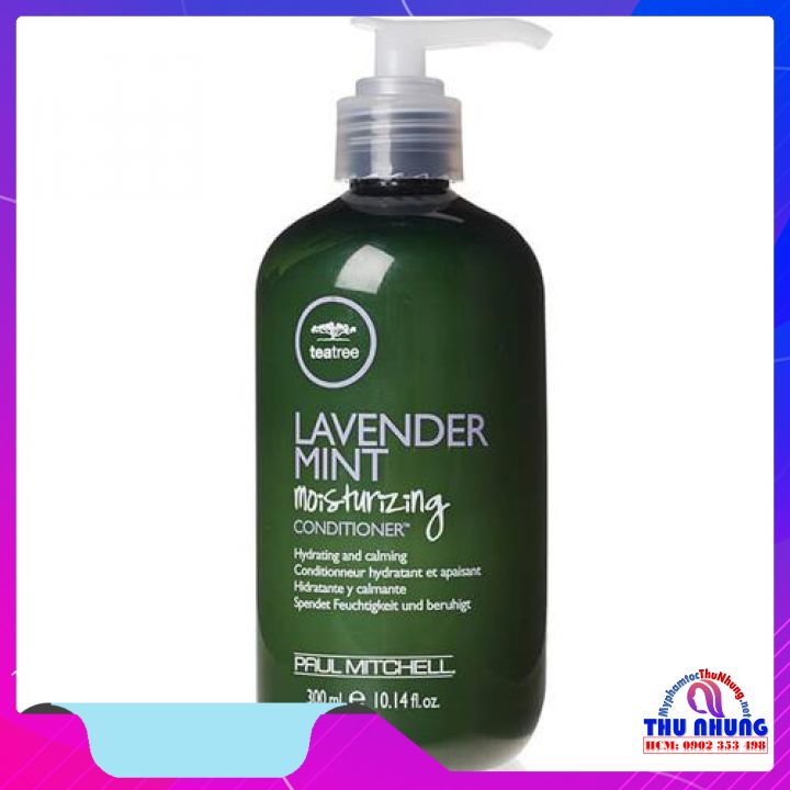 Dầu xả Paul Mitchell Lavender Mint Moisturizing Conditioner cho tóc khô hư tổn 300ml (USA)