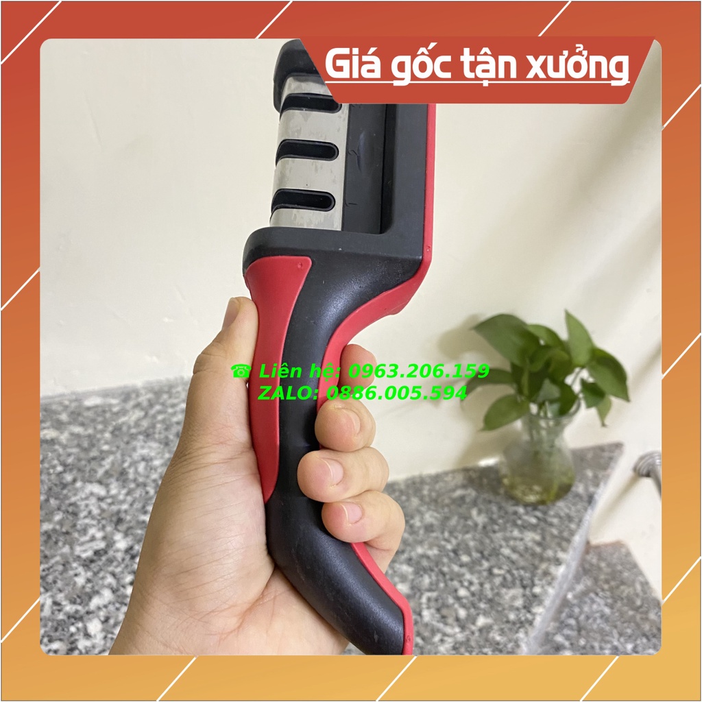 [HOT] Dụng Cụ Mài Dao Inox 3 Rãnh 3 Cấp Độ Cao Cấp