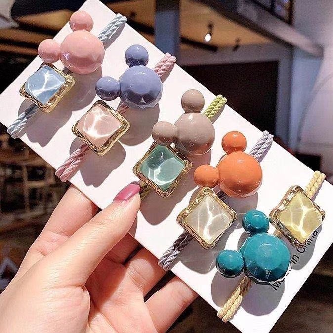 Set 3 dây buộc tóc xinh xắn Hàn Quốc