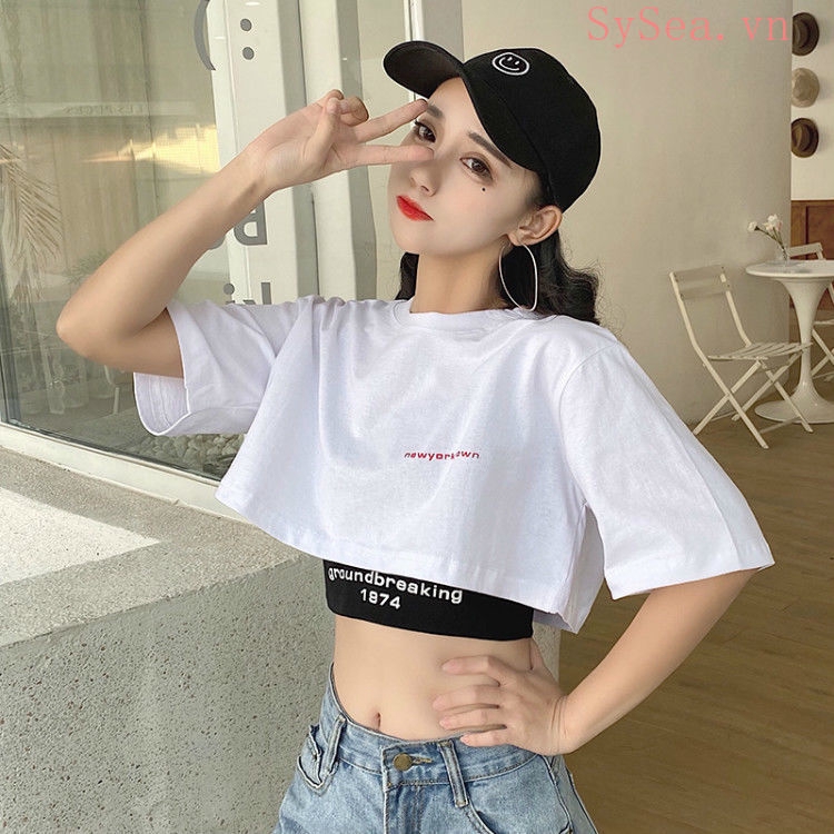 Set áo thun kèm áo ba lỗ thời trang cá tính cho nữ (có bán lẻ)