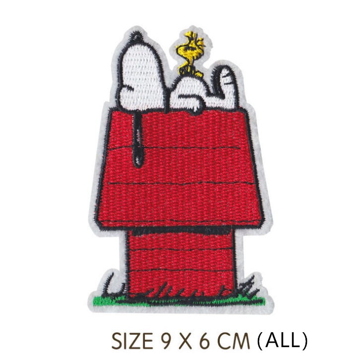 Miếng Dán Ủi Quần Áo Thêu Hình Chú Chó snoopy Dễ Thương diy