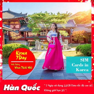 Sim du lịch hàn quốc 7 ngày -