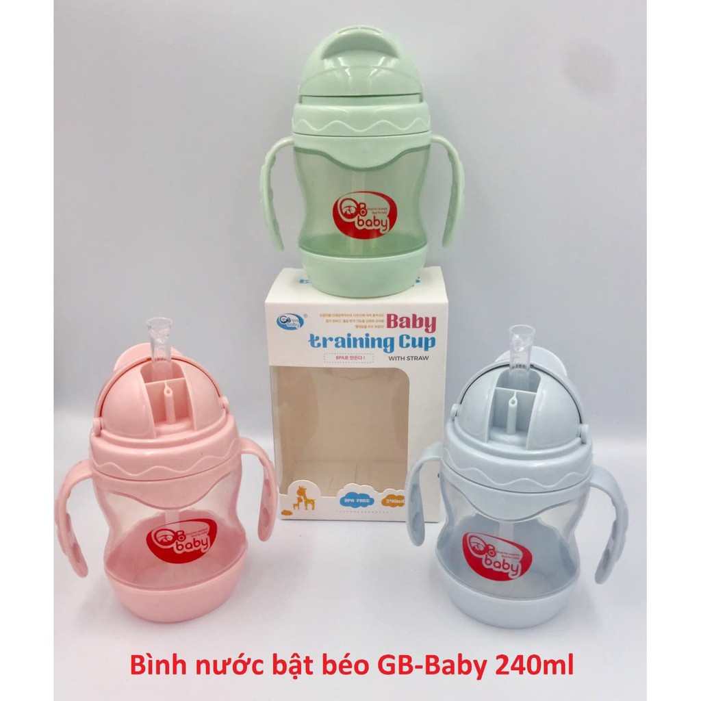 Bình nước bật béo 240ml GB-Baby