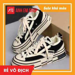 Giày Xvess đế gỗ tăng chiều cao