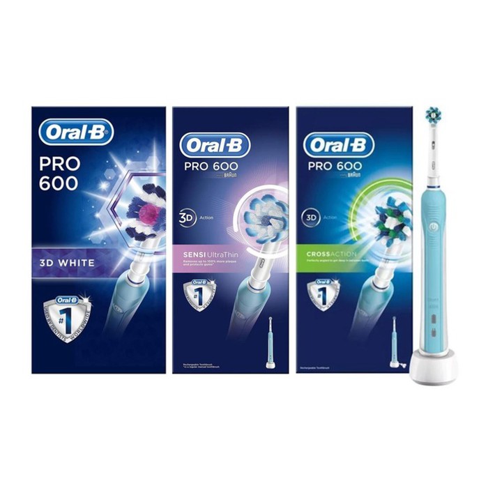 Bill Pháp - BÀN CHẢI ĐÁNH RĂNG ĐIỆN ORAL B PRO 600, 700